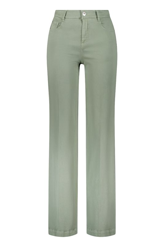 Gardeur Dames Broek FELIZA7 Wide Leg Hellkhaki Lichtkhaki 80731