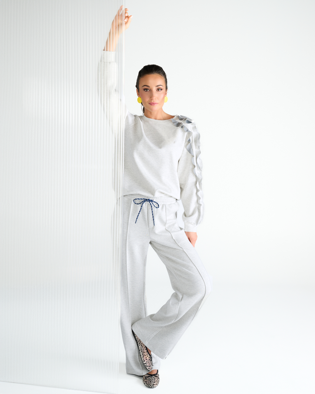 You're my lobster by K-Design Broek joggingstijl Grijs C606L lifestyle