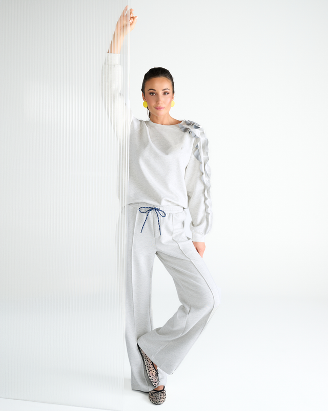 You're my lobster by K-Design Broek joggingstijl Grijs C606L lifestyle