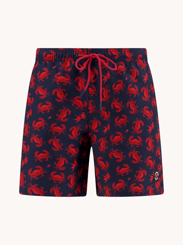 A fish named Fred Heren Zwembroek Navy Blauw Krabben Print 33.255