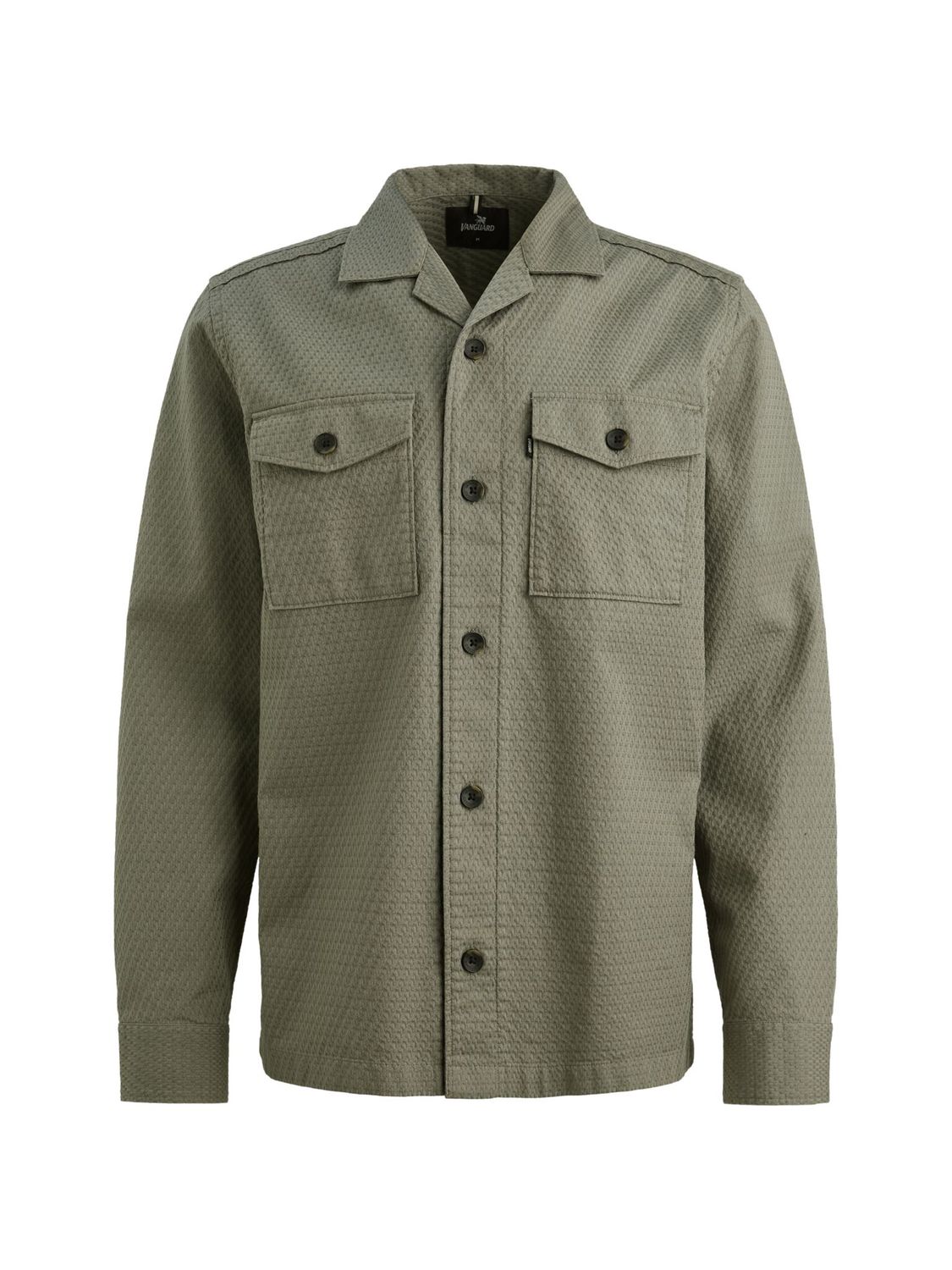 Vanguard LONG SLEEVE SHIRT Spring Waffle Mulled Basil VSI2603228