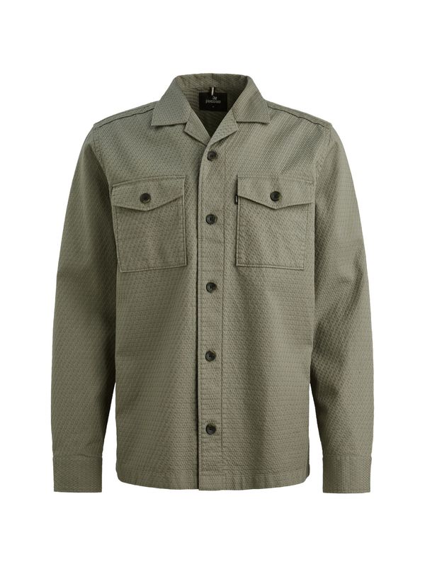 Vanguard LONG SLEEVE SHIRT Spring Waffle Mulled Basil VSI2603228