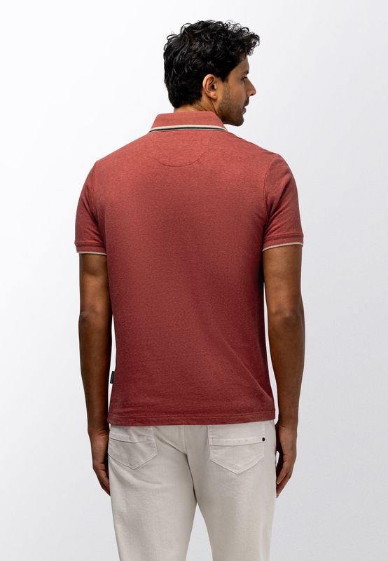 State of Art Poloshirt Piqu? SS O oud roze:kersrood 46116438