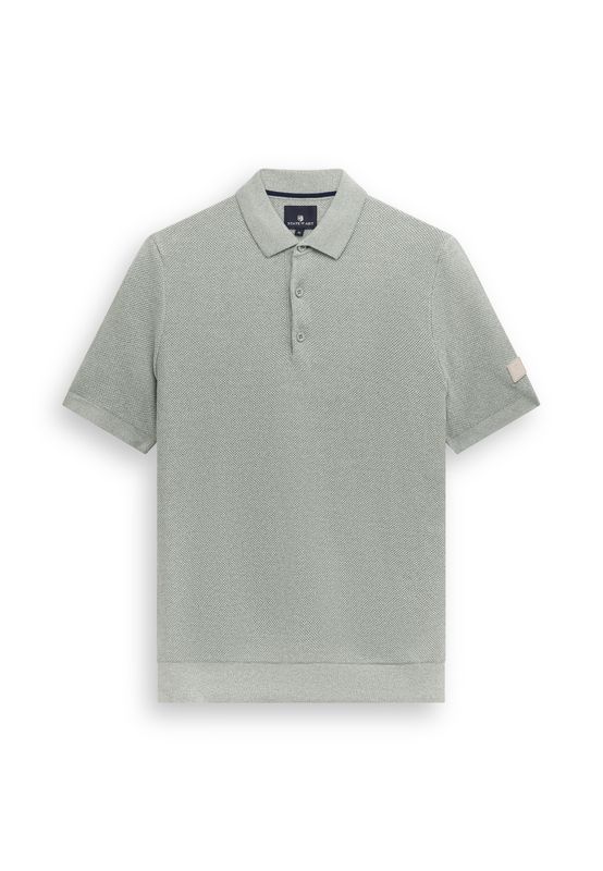 State of Art Heren Poloshirt Gebreid Jade Warm Grijs 47116097