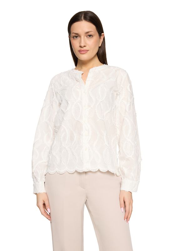 Betty Barclay Kanten Blouse Offwhite Ecru 100% Katoen 80351922
