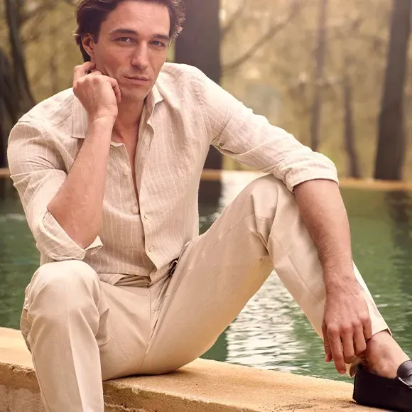 Profuomo SHIRT CUTAWAY SF BEIGE Beige PPXH10051A