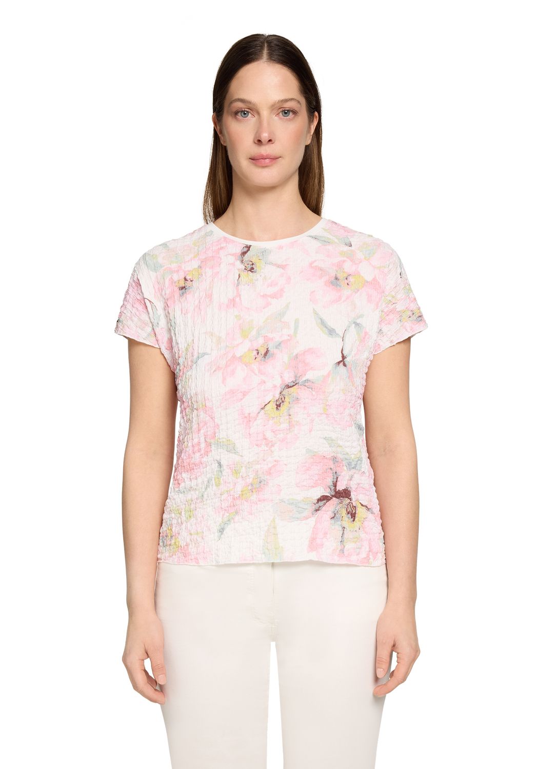 Betty Barclay Shirt met Structuur Rosé Cream Bloemenprint 27611848