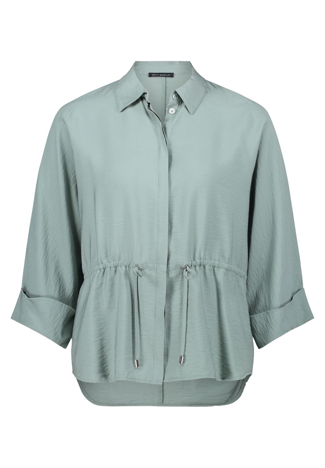 Betty Barclay Blouse Chinois Green met tunnelkoord 80311836