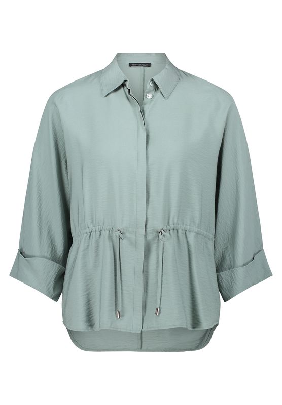 Betty Barclay Blouse Chinois Green met tunnelkoord 80311836