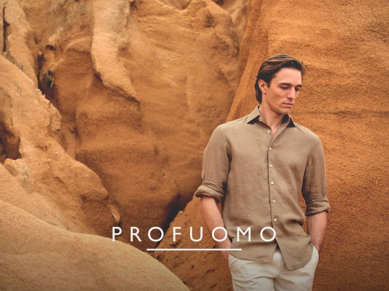 Profuomo SHIRT CUTAWAY SF M.GREEN Mid Green PPXH10017P