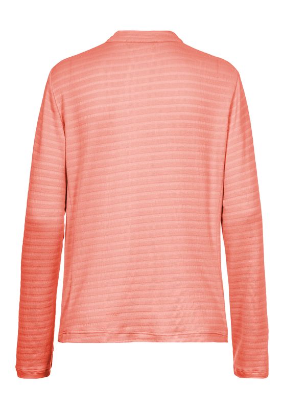 Detail van de reverskraag en knoopsluiting Frank Walder blazer oranje