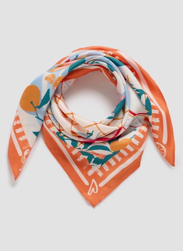 Le Comte Schal Orange 56-621941