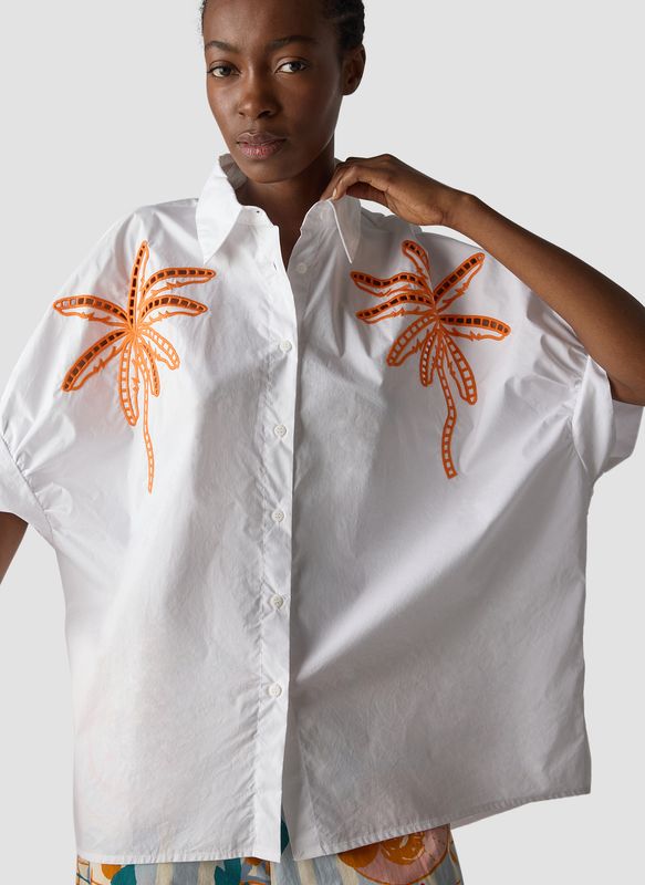 Le Comte Bluse Weiss 56-621101