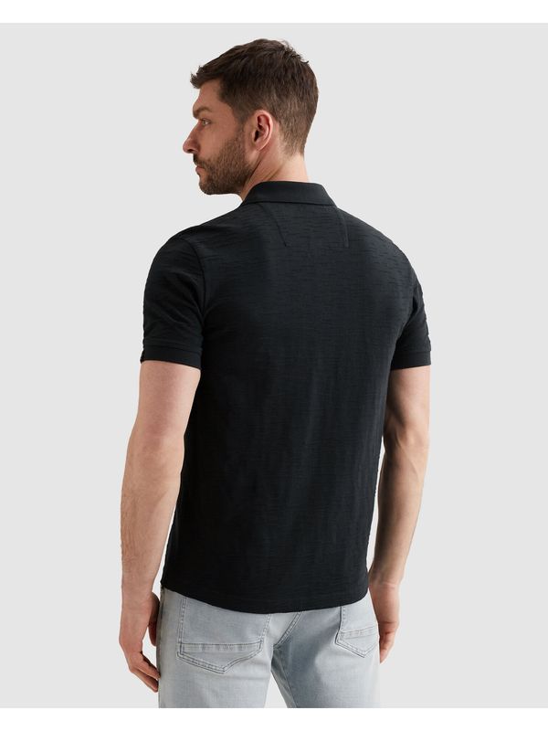 PME Legend Short sleeve polo jacquard jersey Carbon PPSS2604868