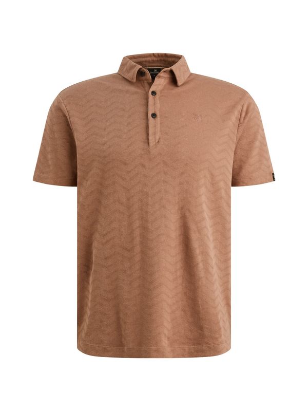 Vanguard Short sleeve r-neck jacquard jerse Burlwood VPSS2604858