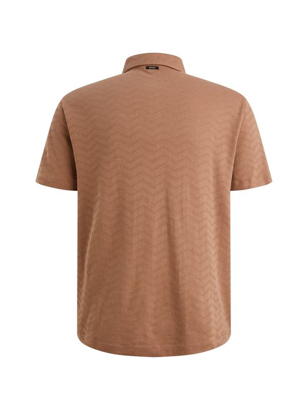 Vanguard Short sleeve r-neck jacquard jerse Burlwood VPSS2604858