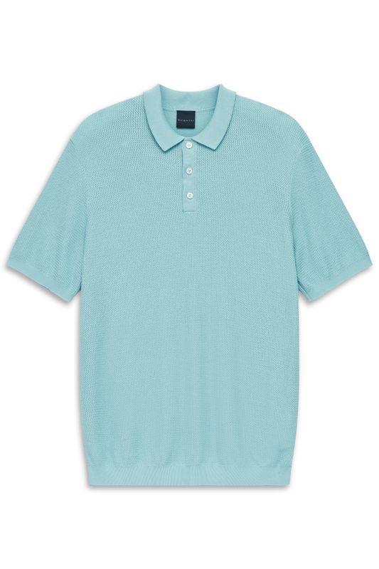 Bugatti HERREN POLO 1/2 ARM aqua 15521E 7100