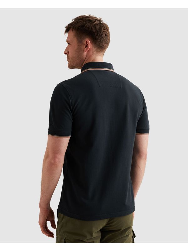PME Legend Short sleeve polo stretch pique Carbon PPSS2604867