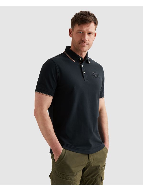PME Legend Short sleeve polo stretch pique Carbon PPSS2604867