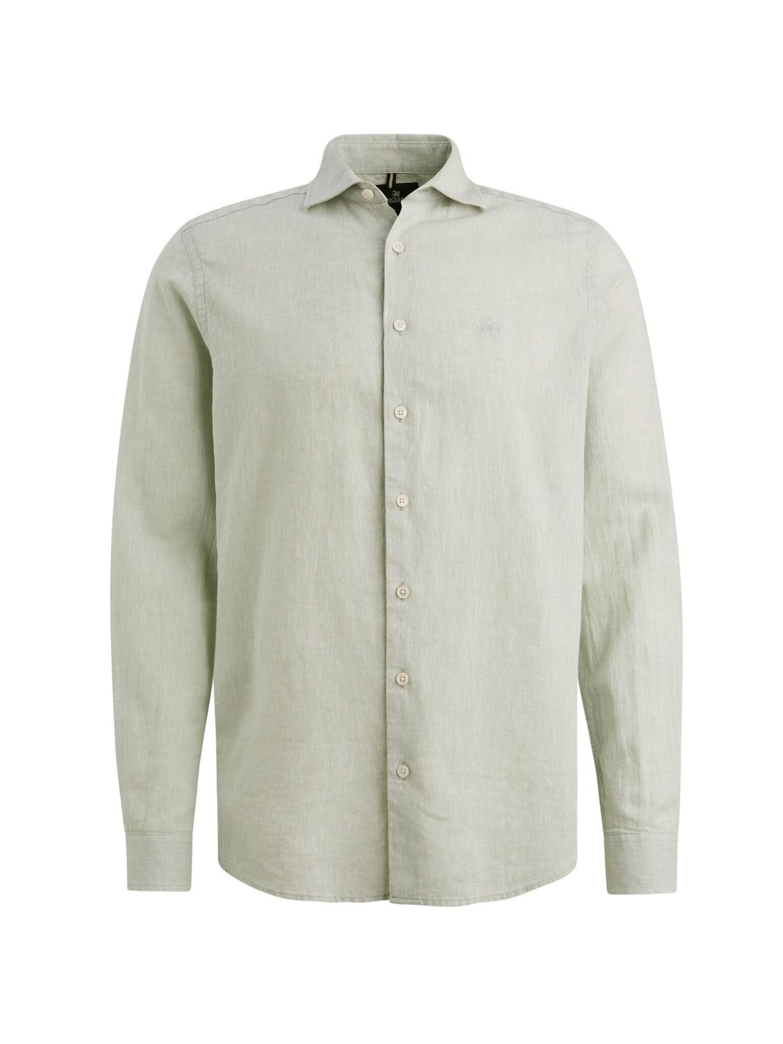 Vanguard Long sleeve shirt Linen cotton ble Aqua Gray VSI2604259