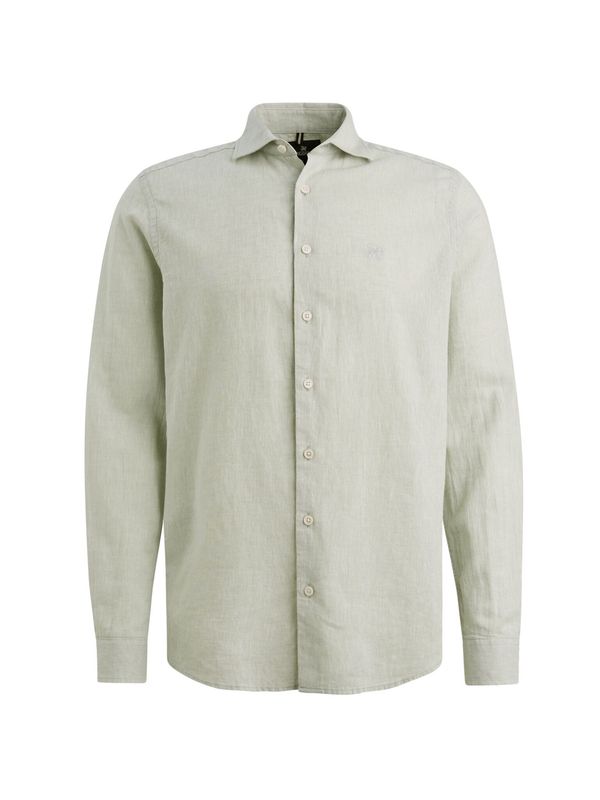 Vanguard Long sleeve shirt Linen cotton ble Aqua Gray VSI2604259