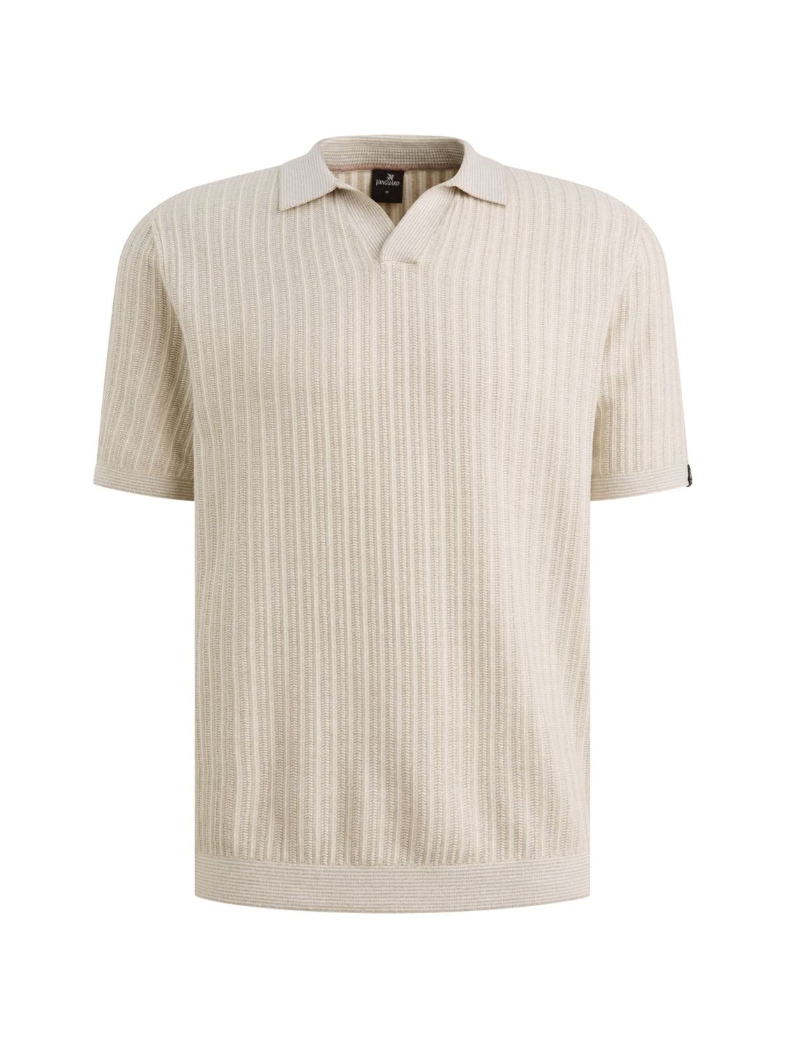 Vanguard Short sleeve polo cotton linen ble Pure Cashmere VPSS2604860