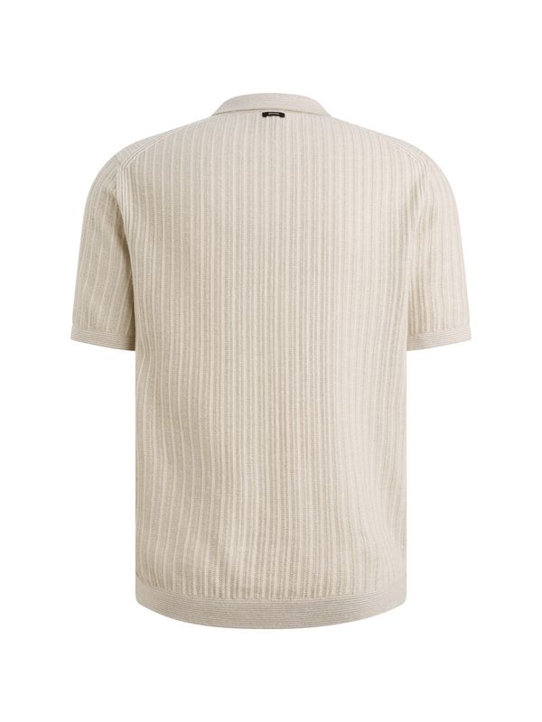 Vanguard Short sleeve polo cotton linen ble Pure Cashmere VPSS2604860