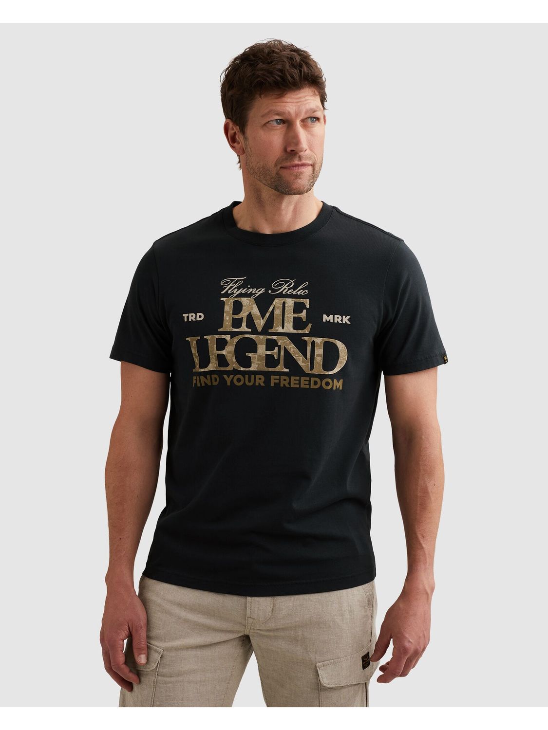 PME Legend Short sleeve r-neck big art packag Carbon PTSS2604596