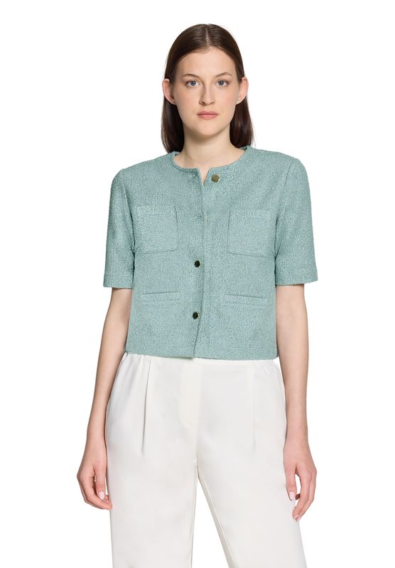 Betty Barclay Sweat Jacke Kurz 1/2 Arm Aquifer 47501953