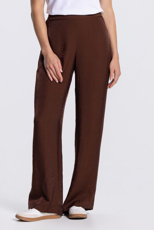 Jansen Amsterdam PIPPA BROEK LWS 429 long elastic wai 000540 - brown PIPPA SS26.