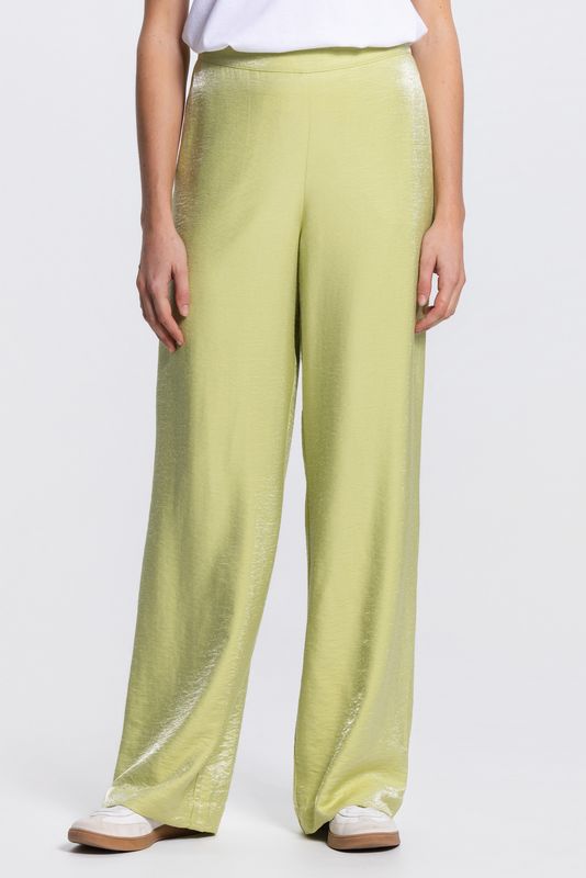 Jansen Amsterdam DO BROEK WS 429 long elastic waist a 000276 - avocado DO SS26.4