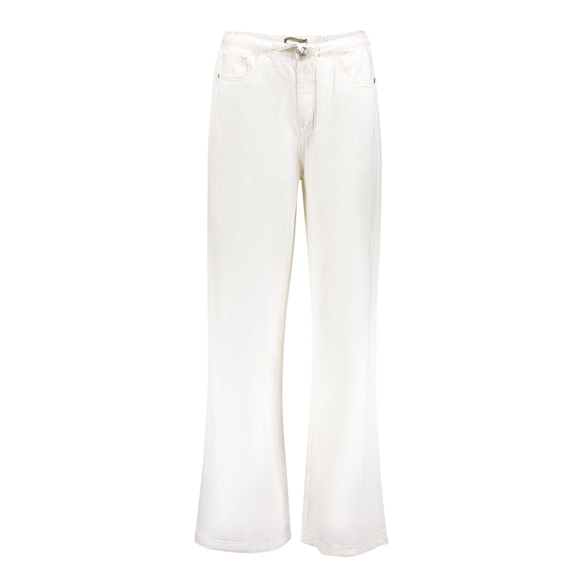 Geisha Jeans wide elastic waist co/li ecru 61303-10