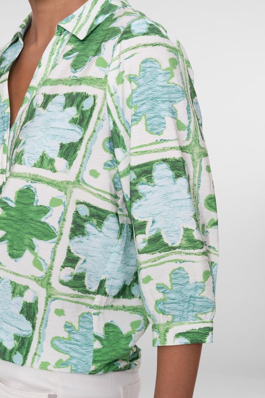 Geisha blouse Groen 63470-20
