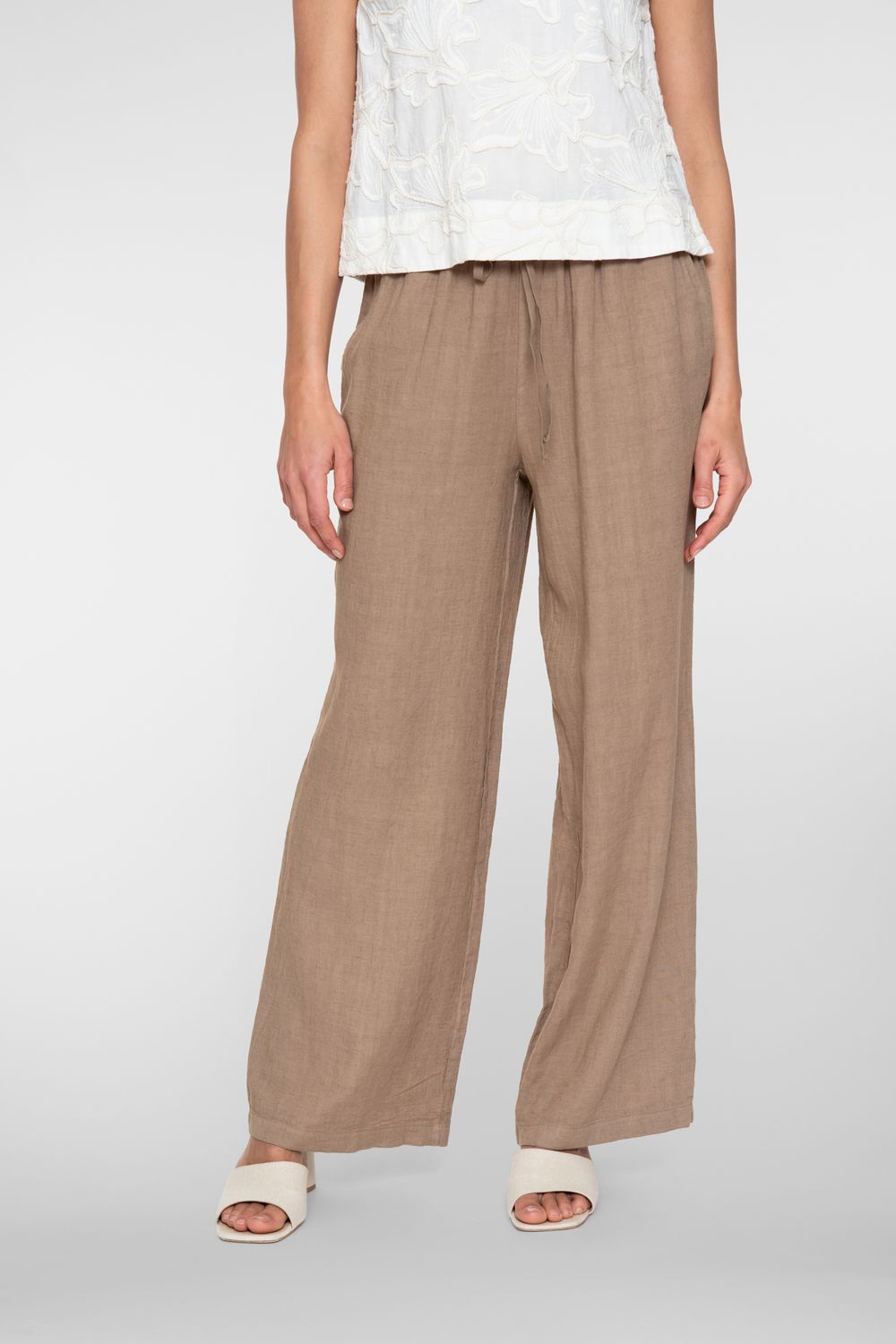 Geisha Pants linen Blauw 61374-70