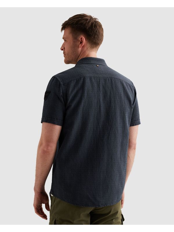 PME Legend Short Sleeve Shirt Mattweave 2 ton Carbon PSIS2604214