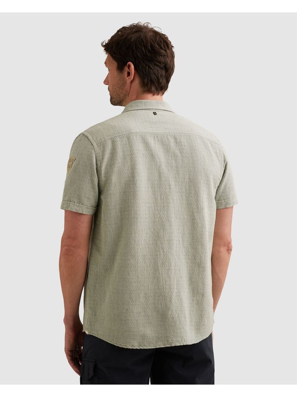 PME Legend Short Sleeve Shirt Mattweave 2 ton Iceberg Green PSIS2604214