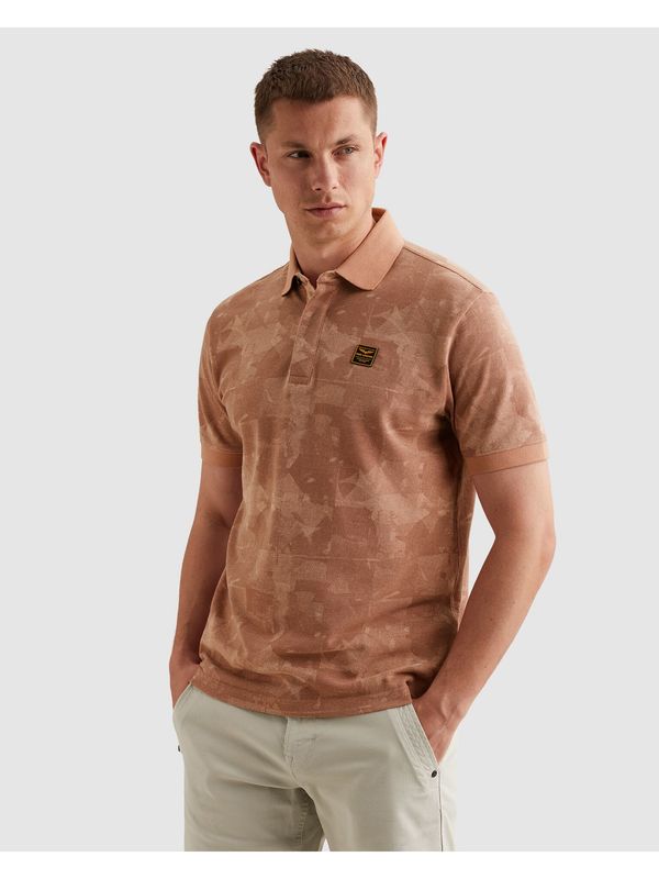PME Legend Short sleeve polo printed two tone Rose Dawn PPSS2604851