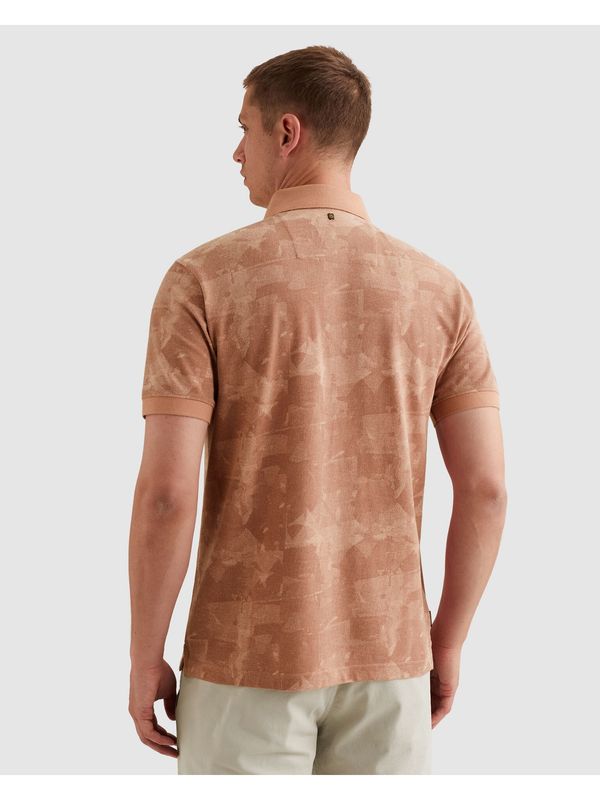 PME Legend Short sleeve polo printed two tone Rose Dawn PPSS2604851