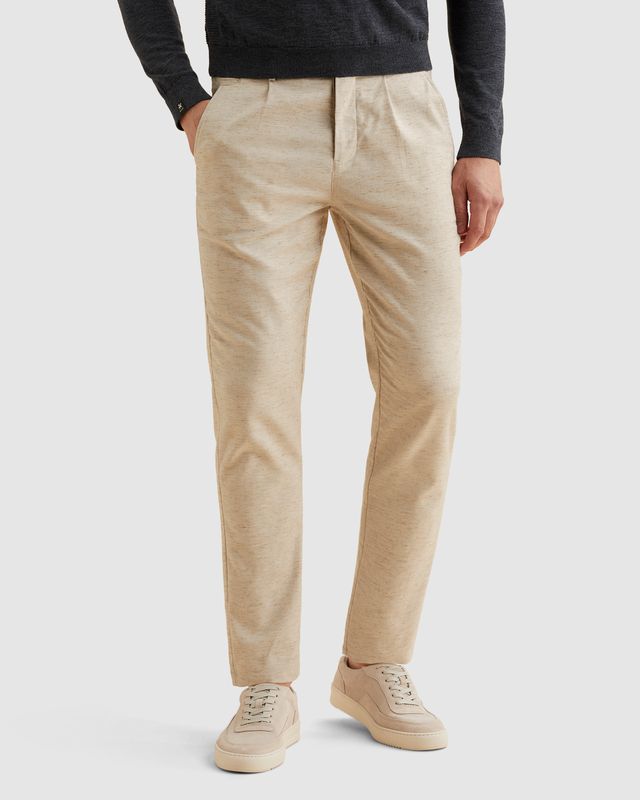 Vanguard V35 RELAXED CHINO LINEN STRETCH Silver Birch VTR2604640-7014
