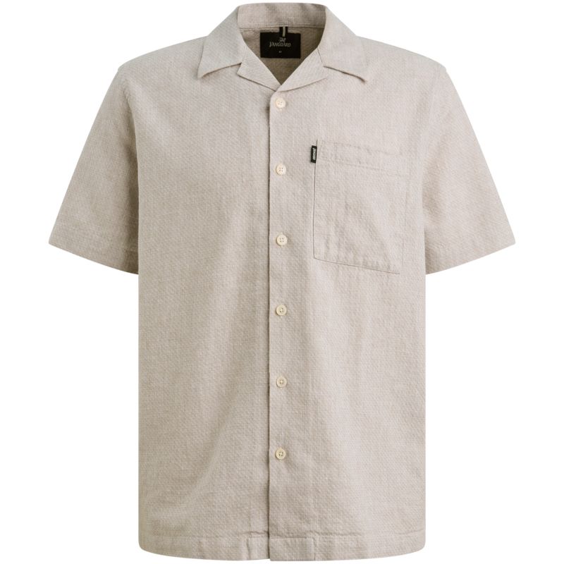 Vanguard Short Sleeve Shirt Linen Cotton bl Pure Cashmere VSIS2605283