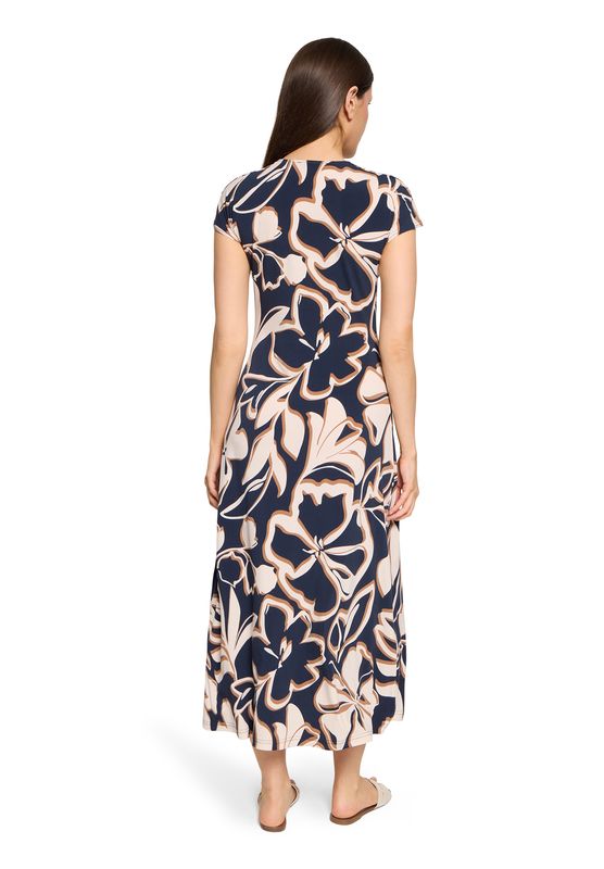 Betty Barclay Collection Kleid Koll 1 Dark Blue/Brown 19001620