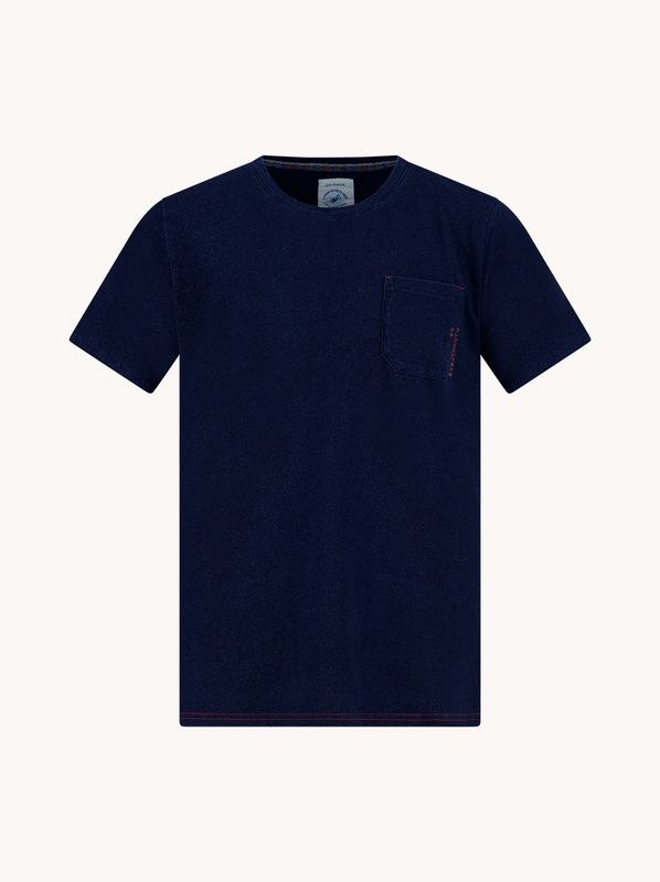 A fish named Fred T-shirt keep it koi Navy 34.401