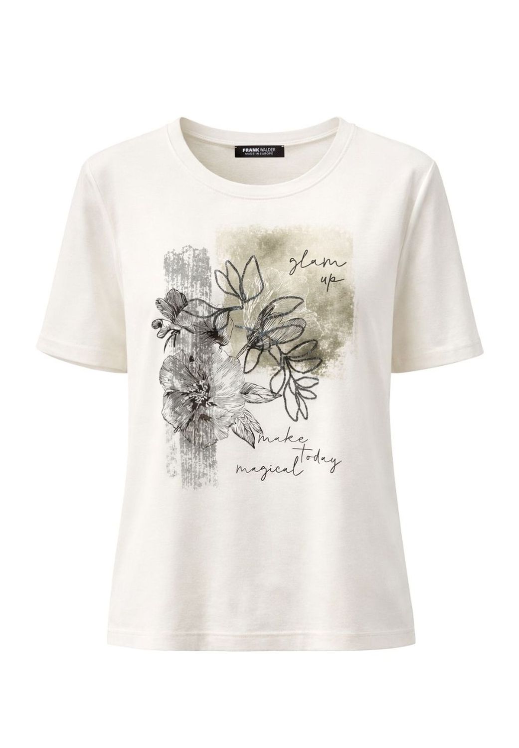 Frank Walder T-Shirt green Print W61107452