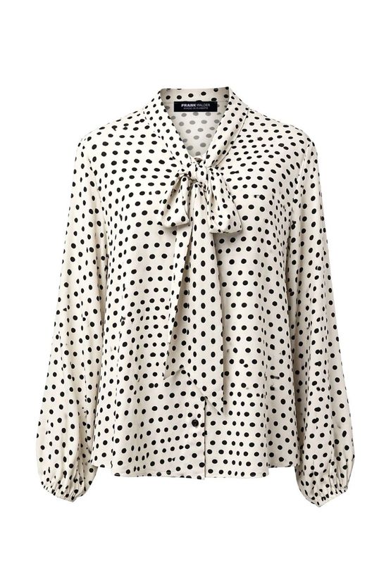 Frank Walder Bluse black Print W61108101