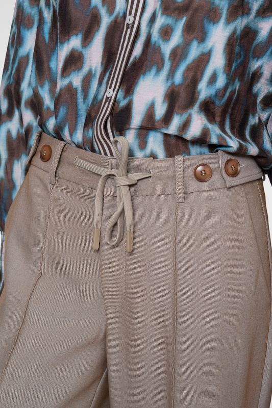 Geisha Pants fancy waistband Bruin 61572-26