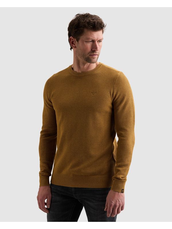 PME Legend R-neck cotton modal Golden Brown PKW2608324