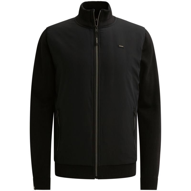 Vanguard Zip jacket cotton modal Blauw VKC2608354