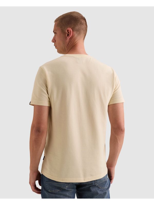PME Legend Short sleeve r-neck flat waffle je Bone White PTSS2608564