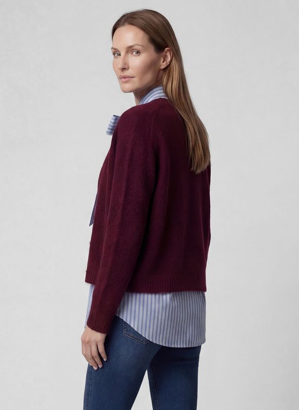 Thomas Rabe STRICKJACKE MERLOT 57-114530