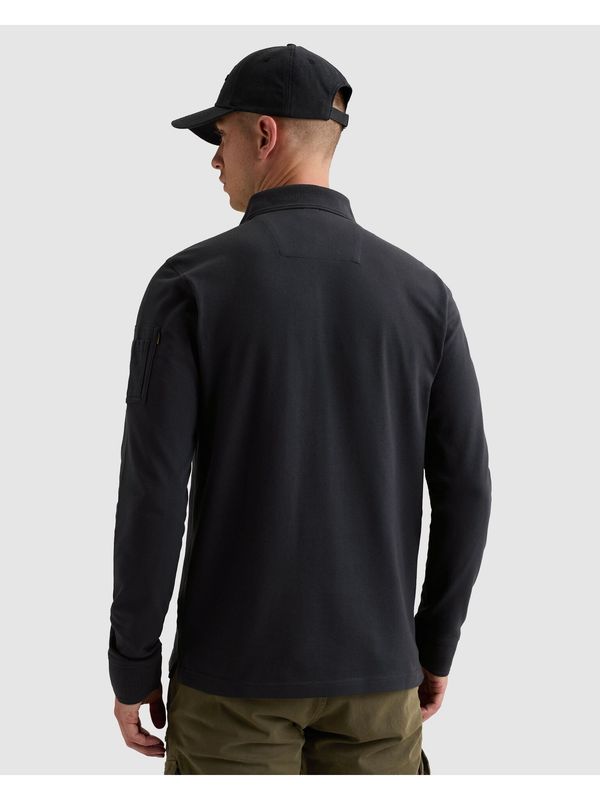PME Legend Long sleeve polo American Classic Blauw PPS2608899